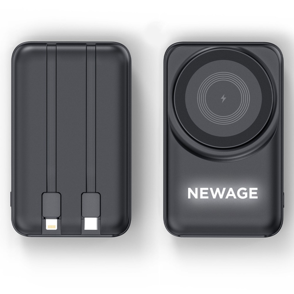 KÜÇÜKLER 10.000 MAH SİYAH MAGSAFE  ve  WIRELESS POWERBANK