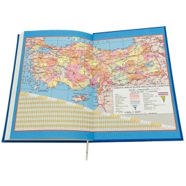 ULUS LACİVERT TARİHLİ AJANDA (17X24 CM)