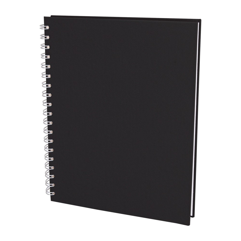 SEĞMENLER SİYAH KARELİ SPİRALLİ TARİHSİZ DEFTER (19X25 CM)