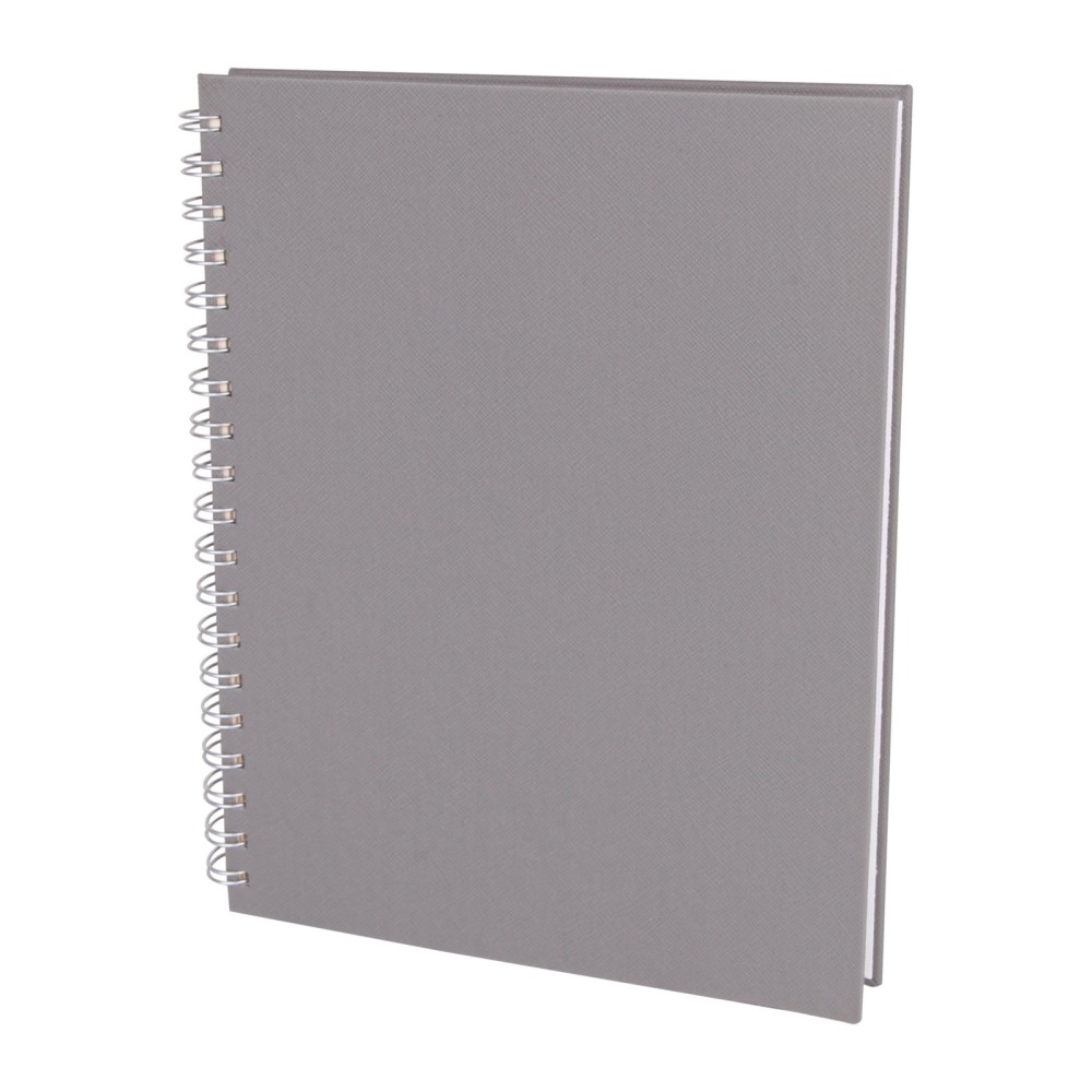 SEĞMENLER GRİ KARELİ SPİRALLİ TARİHSİZ DEFTER (19X25 CM)