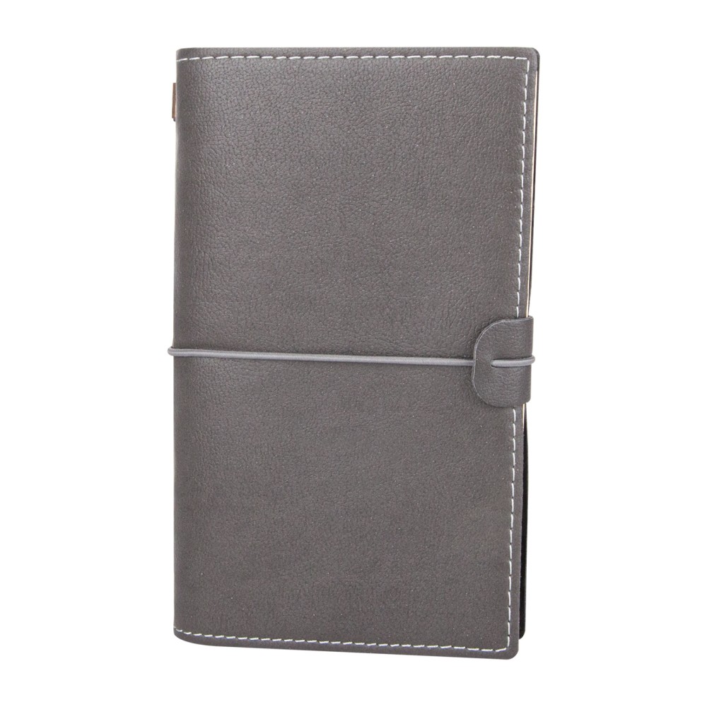 KUĞULU FÜME TARİHSİZ DEFTER (11,5X20 CM)