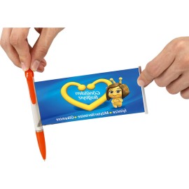 GEVAŞ YEŞİL PLASTİK TÜKENMEZ BANNER KALEM 