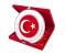 HİLAL YUVARLAK BAYRAK PLAKET