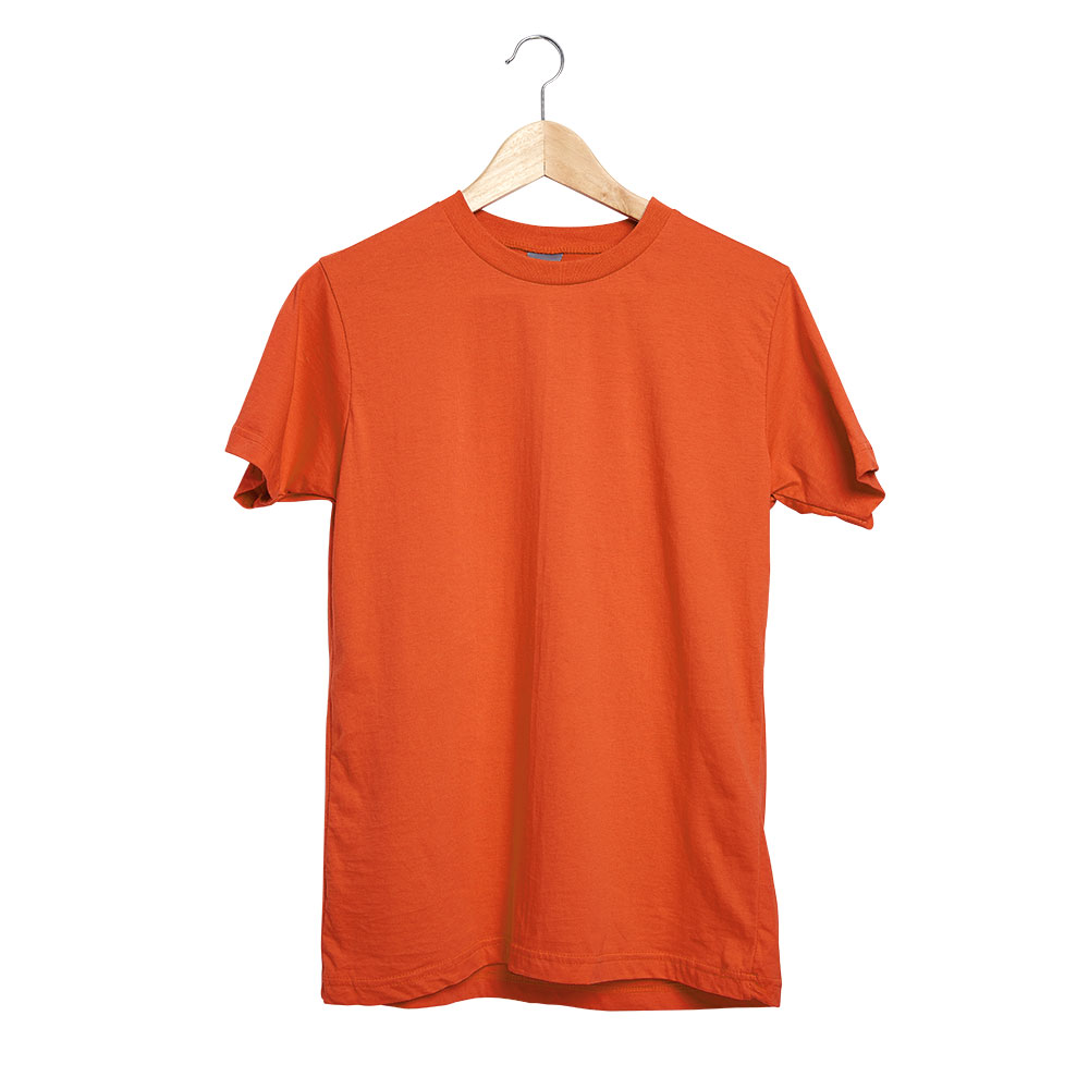 GARDENYA TURUNCU M SIFIR YAKA TİŞÖRT