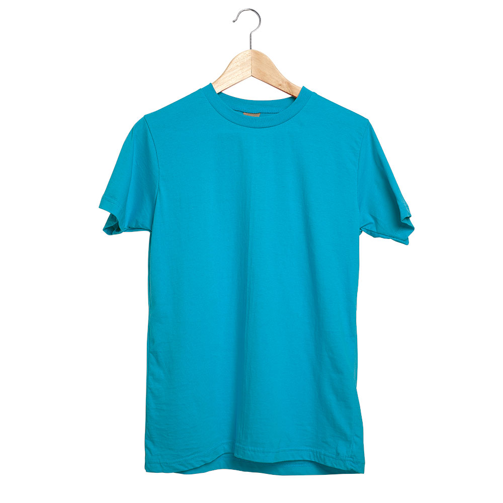 GARDENYA TURKUAZ XXL SIFIR YAKA TİŞÖRT