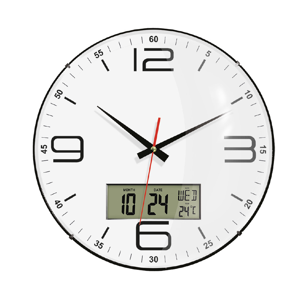 ZEUS507 PLASTİK KASA DUVAR SAATİ (350 MM)