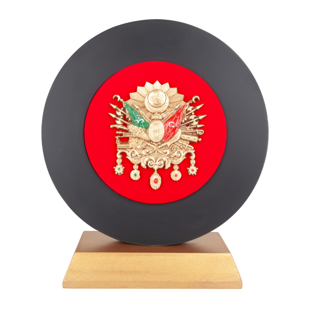 İHTİŞAM OSMANLI ARMASI KABARTMALI PLAKET