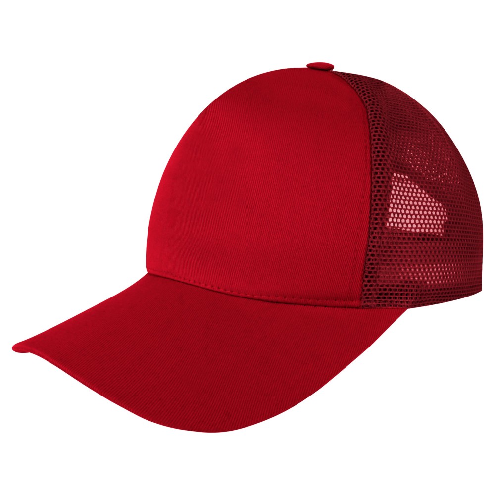 GELİNCİK KIRMIZI FİLELİ  COTTON ŞAPKA