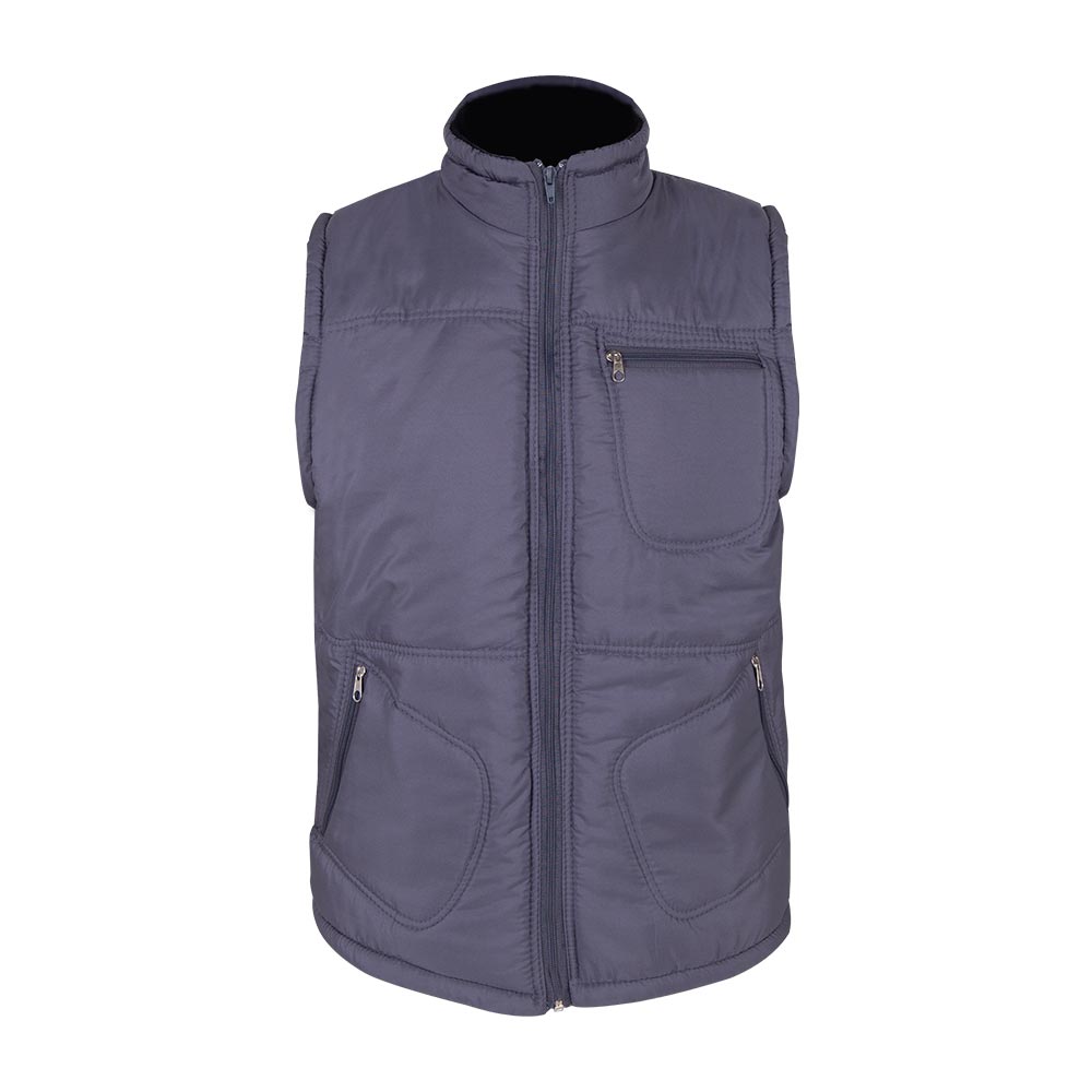 ALASKA FÜME ÜÇ CEPLİ ŞİŞME YELEK S