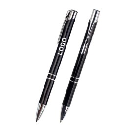 SİYAH METAL TÜKENMEZ KALEM DF7