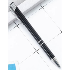 SİYAH METAL TÜKENMEZ KALEM DF7
