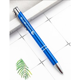 LACİVERT METAL TÜKENMEZ KALEM DF7